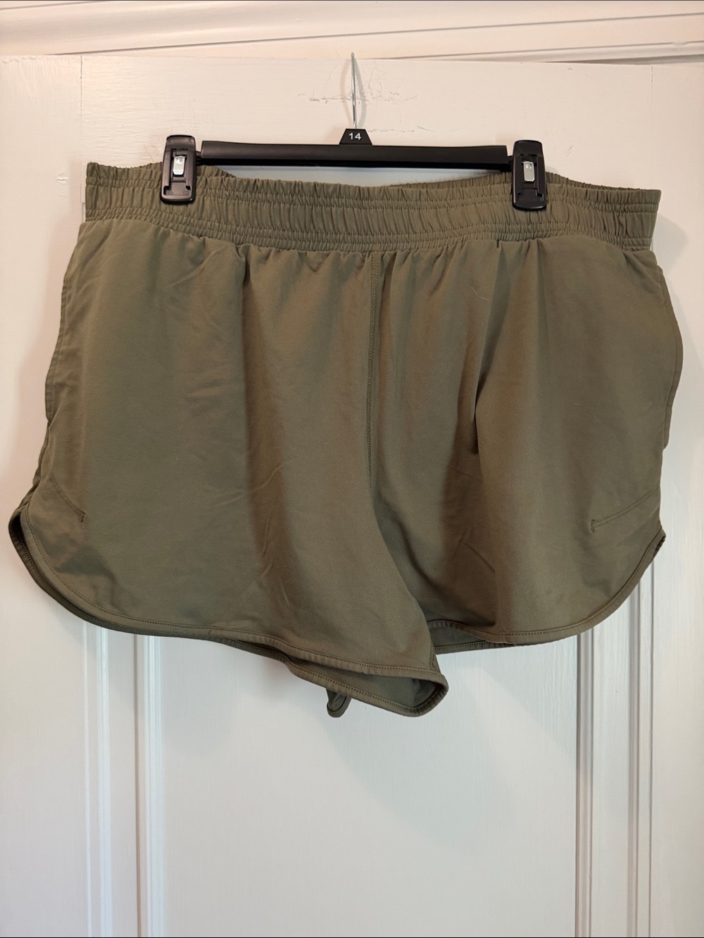 all in motion Olive Athletic Running Shorts
